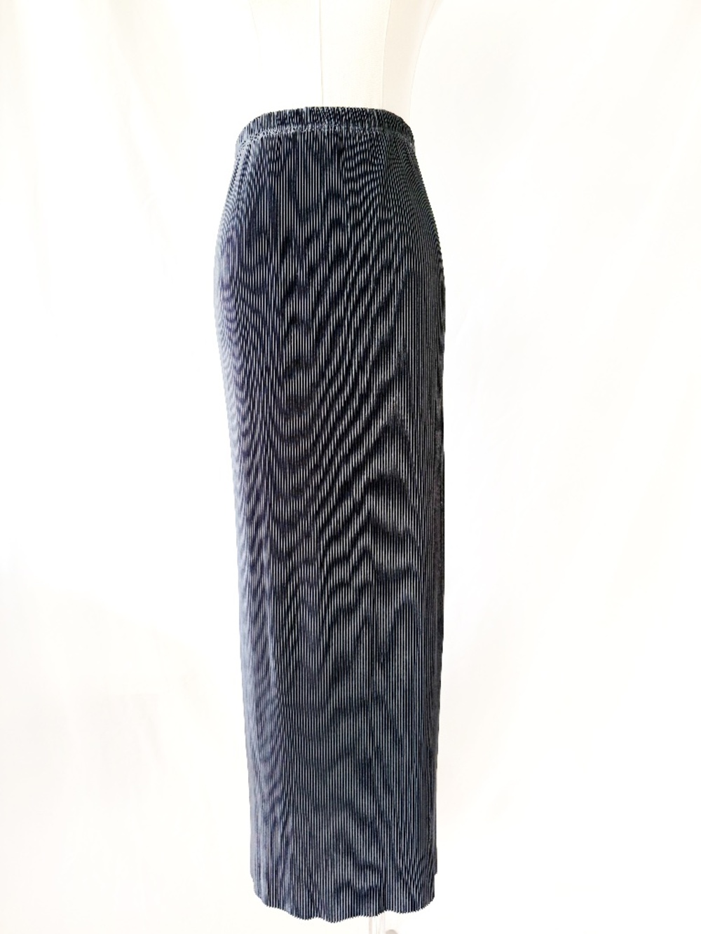Irena Gregori Vintage Plisse Pleat Pencil Skirt Small